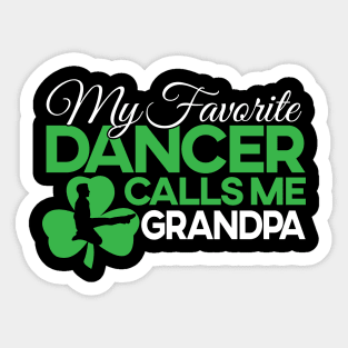 Favorite Dancer - Grandpa/Boy T-Shirt Sticker